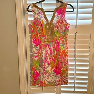 Lilly Pulitzer Scuba to Cuba Shift Dress Size 2